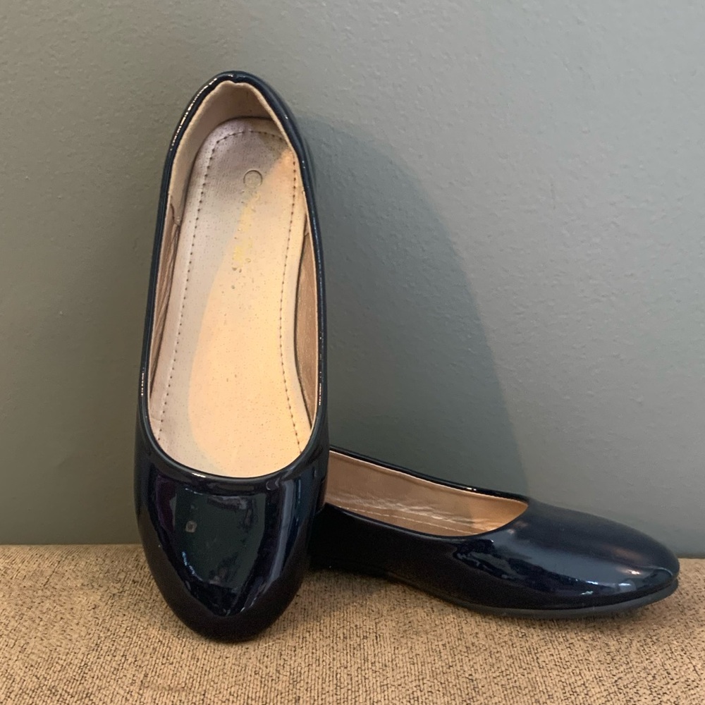 Dream Pairs Navy Ballet Flats